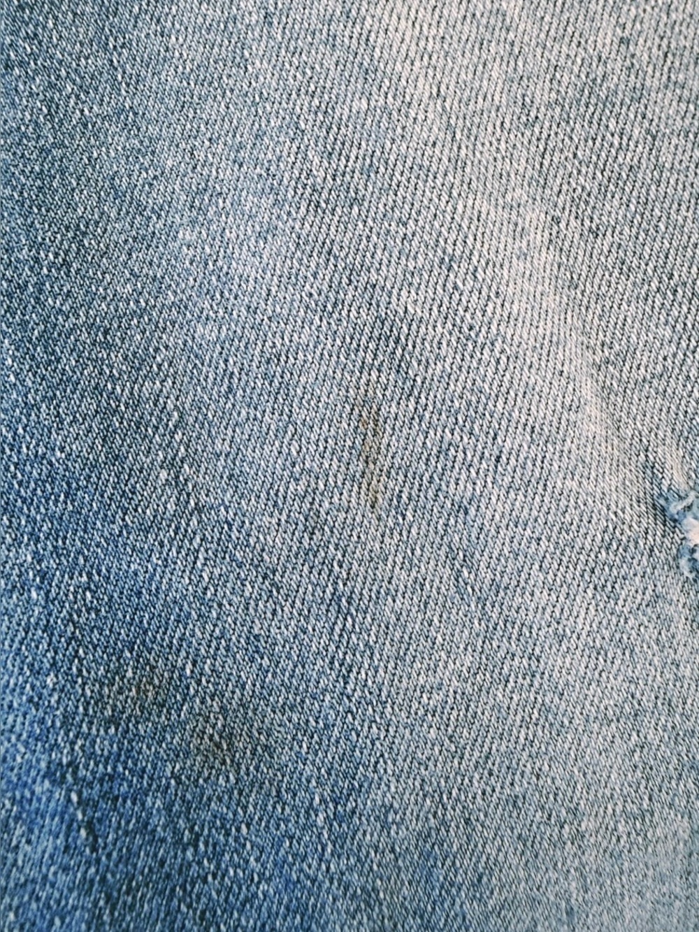FRAME Le High Straight Tie Waist Jeans Frayed Hem Faded Blue Wash, Size 25 - Picture 12 of 12